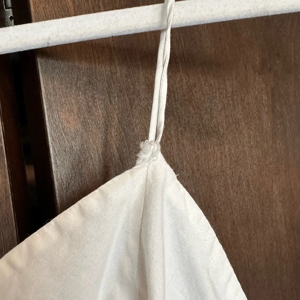 Express White Ruffle and Ruched Tank Top - Picture 4 of 4